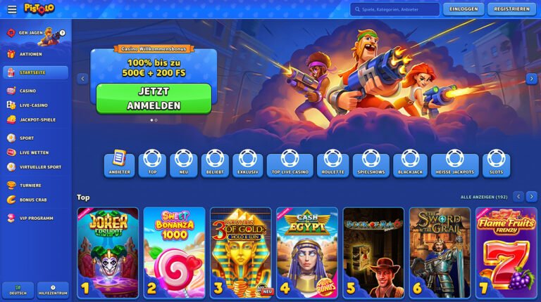 Pistolo casino app - Descubre los mejores juegos y bonus en Pistolo Casino España en línea
