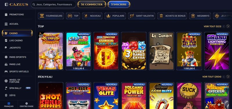 Découvrez cazeus application